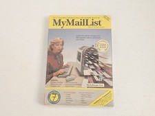 Vintage MyMailList Apple Macintosh Software Big Box Factory Sealed System 7 NOS picture