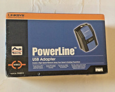 USB Adapter Powerline Wired Linksys Model PLUSB10 Brand New UNUSED OPENED BOX picture