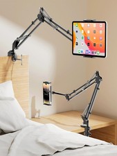 CACENCAN 33.5 Inch Tablet Stand, Adjustable Gooseneck Tablet Arm, Universal Tabl picture