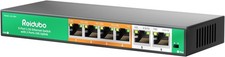 6-Port 10Gb Ethernet Switch Unmanaged, 2 x 10Gb RJ45 Uplink Ports + 4 x 2.5Gb... picture