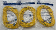 Lot of 3 CP Technologies Fiber Jumper Single Mode 25 Meters - GS-LC2-SMD-25 picture