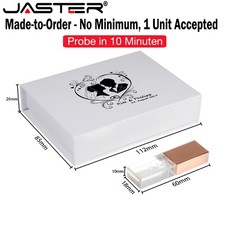 Personalized Crystal USB Stick 64GB 32GB 4GB with Printed Gift Box for Weddings picture