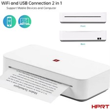 HPRT Portable Printer Wireless for Travel A4 Thermal Label Printer Inkless USB picture