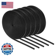 MECCANIXITY Wire Insulation Braid Fire Sleeve 16.4Ft-3mm ID 5Pcs picture