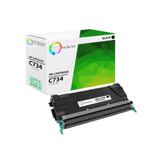 TCT C734A1KG For Lexmark C734 C736 C738 Black Premium Compatible Toner Cartridge picture
