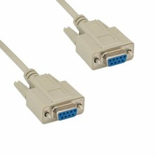 KNTK 6ft DB9 to DB9 Serial Extension Cable Female to Female RS-232 Straight F/F picture