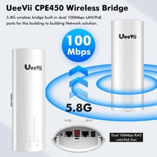 UeeVii Outdoor 3KM Wireless Bridge 5.8G 1000Mbps Point to Point WiFi Bridge picture