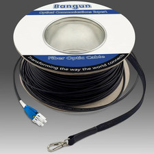 500Ft (150 Meters) Uniboot LC to LC Outdoor Armored Fiber Patch Cable with Pulli picture
