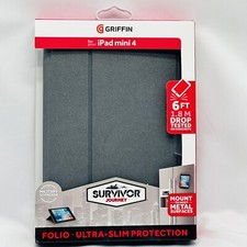 Griffin Survivor Journey  Folio Case ultra-slim Ipad Mini 4 Silver picture