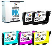 CMYi 5PK Replacement 200XL Printer Ink for Epson Expression XP-310 XP-400 XP-410 picture