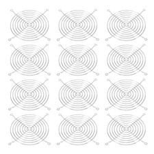 140mm Fan Finger Grill, 8 Pack Metal Grill Protector for 140mm picture