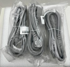 x3 Hospital Grade Power Cord 10ft 125v Green Dot Well Shin WS-001H-11 90 degree picture