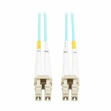 Tripp Lite N82002MTAA 2m LC-LC OM3 Fiber Patch Cable Aqua picture