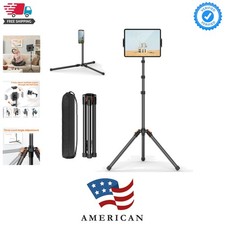 Lightweight 72” Adjustable Tablet Floor Stand with Storage Bag for Easy Travel picture