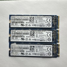 SanDisk 256GB M.2 SSD | SD8SN8U-256G-1012 | My-0K0K0GGC-SN200 | X400 Lot of 3 picture