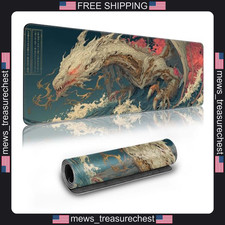 Gaming Mouse Pad Large Desk Mat with Non-Slip Base and Stitched Edges picture