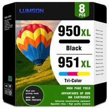 8pk 950XL 951XL Ink Combo Compatible for OfficeJet Pro 8600 ( 2BK/2C/2M/2Y) picture