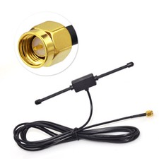 Universal 433Mhz 2dbi SMA plug male 3m cable with horn Patch Antenna Adhesive picture