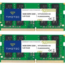 Timetec 32GB (2x16GB) DDR4 3200MHz (PC4-3200AA) PC4-25600 Laptop – 260-Pin picture
