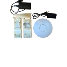 Lot of 3 Ubiquiti UniFi Access Points - (1) UAP & (2) UAP Outdoor+ w/ 2 PoE Inj picture