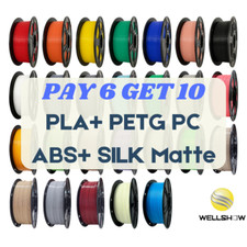 [PAY 6 GET 10] FULL 1KG PLA,PETG,ABS,Matte PLA bundle 1.75mm 3d Printer Filament picture