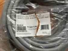 25 Pair  telco Amphenol CAT3 Trunk Cable 50-Pin Male to open PBX AMP RJ21 50ft picture
