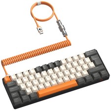ZIYOU LANG RK-T60 Wired Mechanical Gaming Keyboard Mini Portable with Rainbow... picture