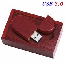 Custom Engraved Wooden USB Flash Drive 128GB, Bulk Available, Personalised Gift picture