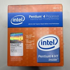 Intel Pentium 4 Processor 640+ 3.20GHz LGA775 Open Box Vintage CPU picture