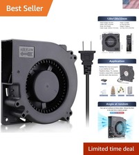 EC 120mm x 32mm Centrifugal Blower Fan AC 110V 120V Dual Ball picture