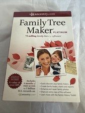 Family Tree Maker Platinum 2011 New Ancestry.com 6 Month Membership History Kit picture