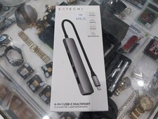 Satechi 6-in-1 USB-C Slim Multiport Adapter (Space Grey) BRAND NEW picture
