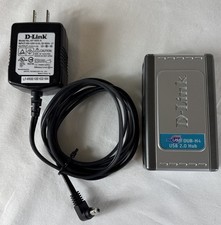 D-LINK DUB-H4 USB 2.0 Hub w/Power Cord & USB Cable Tested & Working picture
