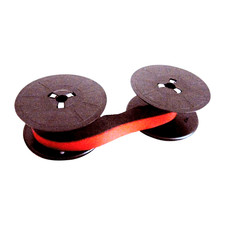 Porelon - 11210 Black/Red Compatible Calculator Twin Spool Ribbon - 2-Pack picture