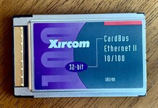 Xircom 32-Bit 10/100 Ethernet II Cardbus CBE2-100 PCMCIA PC Card picture