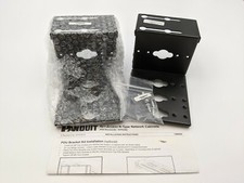 Panduit PAN-NET NVPDUB POU Brackets N Type Cabinet Rack Hardware Pair Aluminum picture