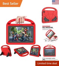 2023 Lightweight Red Tablet Case for Kids - Full Protection & Adjustable Stand picture