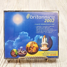 Encyclopedia Britannica 2002 Deluxe Edition CD Windows Version 3-Disc Set NEW picture
