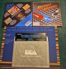 MARBLE MADNESS - GAME x Commodore 64 - Original Floppy Disk C64 ELECTRONIC ARTS picture