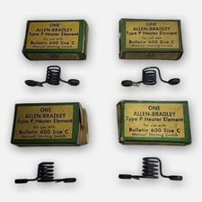 LOT OF 4 NEW ALLEN BRADLEY P25 TYPE P HEATER ELEMENT SIZE C picture