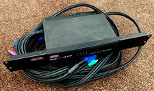 Belkin F1D104 OmniView SE 4 Port KVM Switch Box VGA PS/2 Rack Ears 15' Cables picture