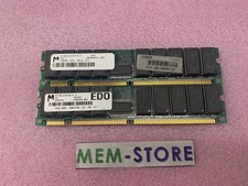 Micron MT18LD1672G-6-X 256MB 2x128MB Buffered ECC EDO DIMM 168-pin Memory RAM picture