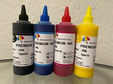 Pigment Refill ink for Epson Eco Tank L110 L120 L200 L210 L300 L350 L355 4x250ml picture