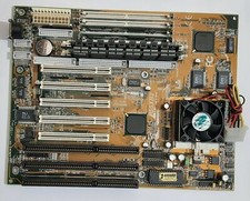 IWILL P55XB2 ISA AT/ATX Socket 7 Retro Motherboard + AMD K6 233MHz + 128MB EDO RAM picture