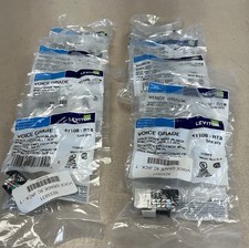 Leviton 41108-RT8 8P8C  Voice Grade Snap-in Jack Light Almond picture