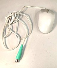 Vintage Logitech 2-Button Mechanical Trackball Mouse PS/2  M-S48 90s Retro picture