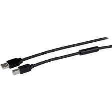 StarTech.com 15m / 50 ft Active USB 2.0 A to B Cable - Long 15 m USB Cable - 50 picture