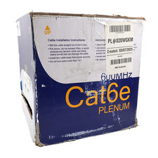 TRIPP LITE Cat6e Bulk Solid-Core Cable, Plenum-Rated PVC Blue 1000' N224-01K-BL picture