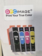 6 GPC Image 564XL  Black Cyan Yellow Magenta Ink Cartridges Sealed picture