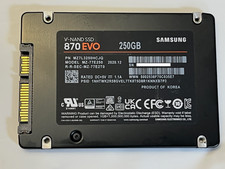 Samsung 870 EVO 256GB SSD MZ-77E250 SATA 2.5